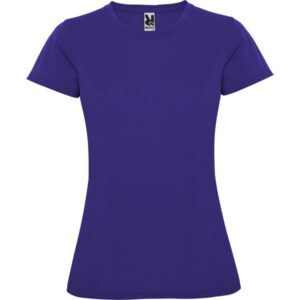 Γυναικείο Τεχνικό T-Shirt με Εκτύπωση NAMOW OLRACETNOM μωβ_printiq.gr