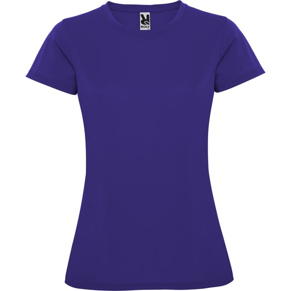 Γυναικείο Τεχνικό T-Shirt με Εκτύπωση NAMOW OLRACETNOM μωβ_printiq.gr