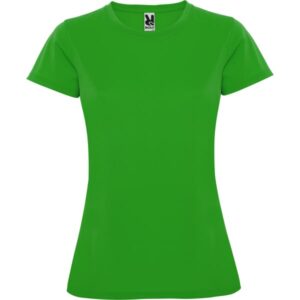 Γυναικείο Τεχνικό T-Shirt με Εκτύπωση NAMOW OLRACETNOM πράσινο_printiq.gr
