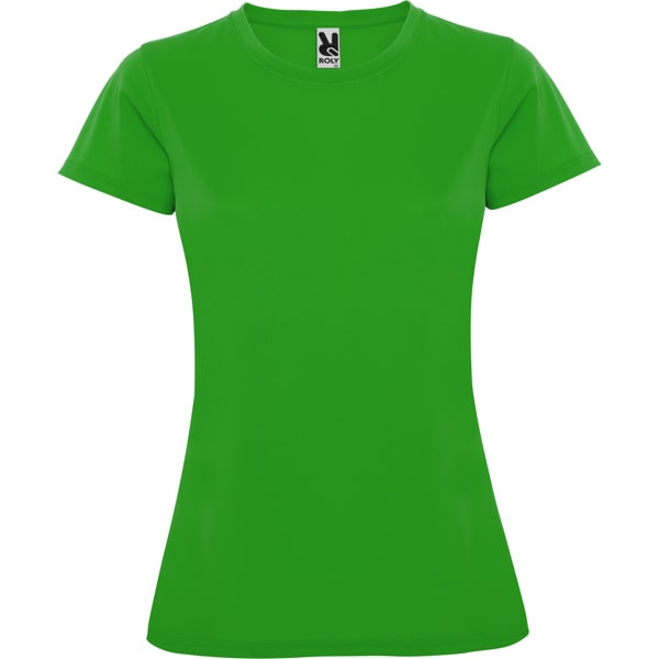 Γυναικείο Τεχνικό T-Shirt με Εκτύπωση NAMOW OLRACETNOM πράσινο_printiq.gr