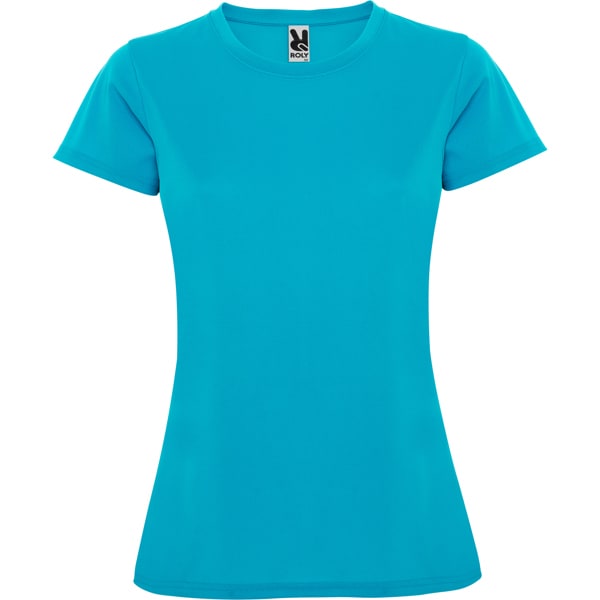 Γυναικείο Τεχνικό T-Shirt με Εκτύπωση NAMOW OLRACETNOM turquoise_printiq.gr