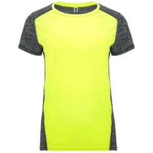 Γυναικείο Τεχνικό T-Shirt με Εκτύπωση NAMOW REDLOZ fluor yellow/heather black_printiq.gr