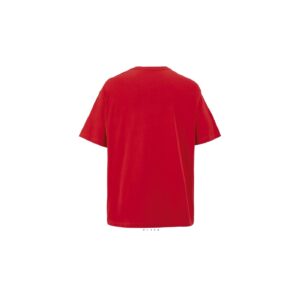 Oversized Κόκκινο Ανδρικό T-Shirt με Εκτύπωση Υxob Men πίσω όψη_printiq.gr