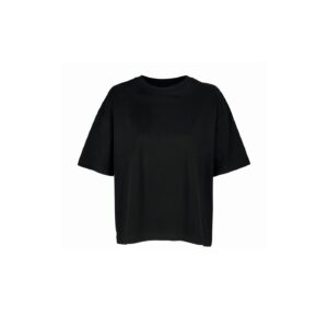 Oversized Μαύρο Γυναικείο T-Shirt με Εκτύπωση Υxob Women_printiq.gr
