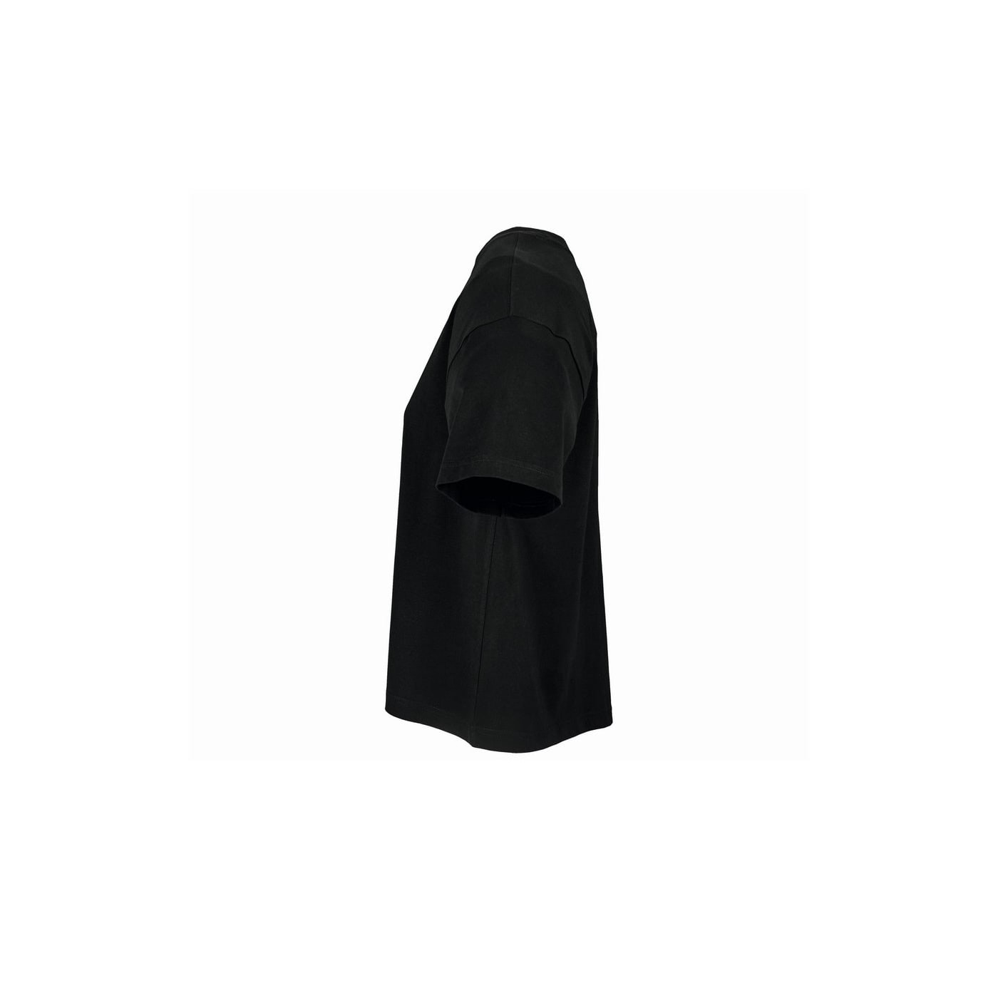 Oversized Μαύρο Γυναικείο T-Shirt με Εκτύπωση Υxob Women πλαϊνή όψη_printiq.gr
