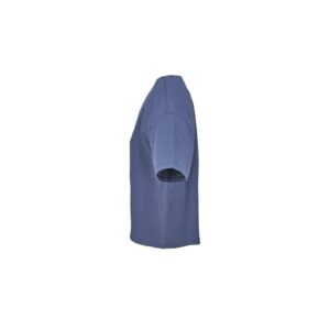 Oversized Μπλε Denim Ανδρικό T-Shirt με Εκτύπωση Υxob Men πλαϊνή όψη_printiq.gr