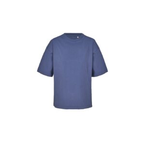 Oversized Μπλε Denim Γυναικείο T-Shirt με Εκτύπωση Υxob Women_printiq.gr