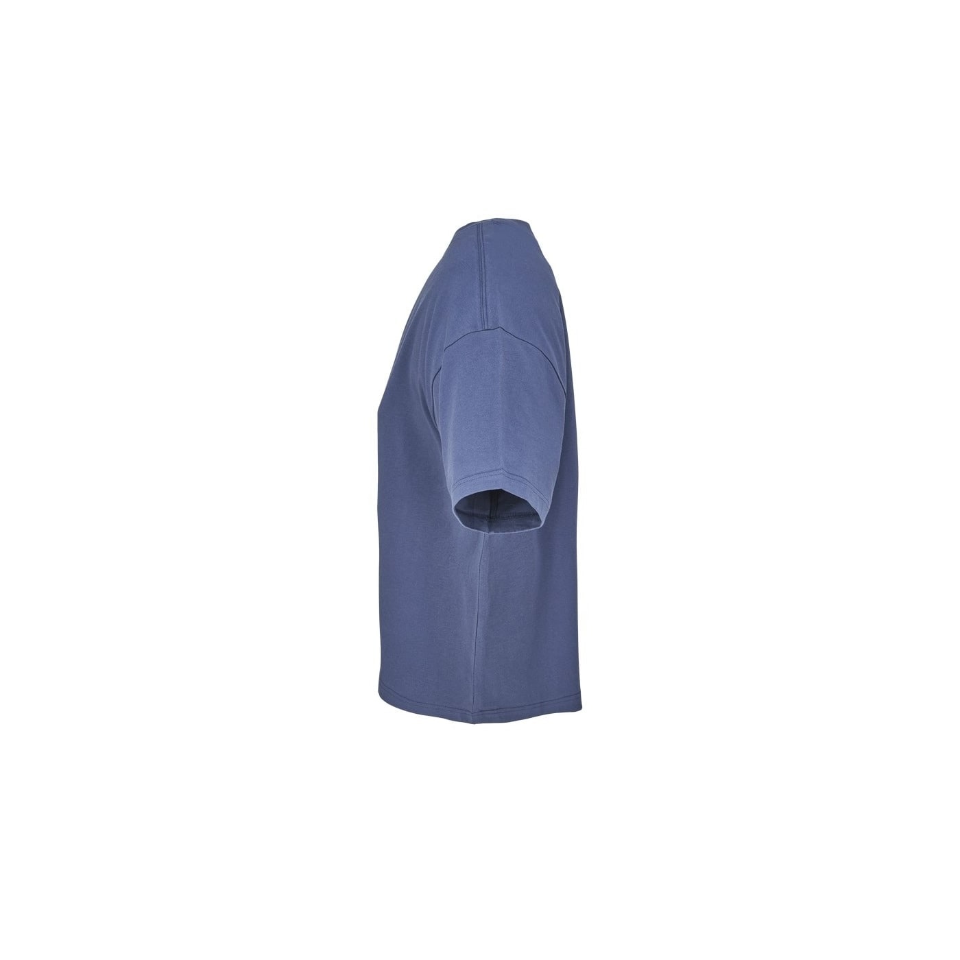 Oversized Μπλε Denim Γυναικείο T-Shirt με Εκτύπωση Υxob Women πλαϊνή όψη_printiq.gr