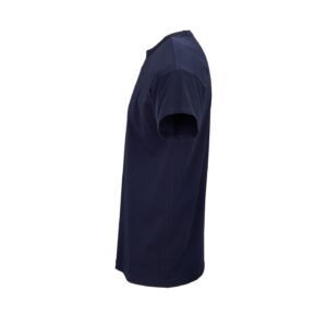 Oversized Μπλε Navy Ανδρικό T-Shirt με Εκτύπωση Υxob Men πλαϊνή όψη_printiq.gr