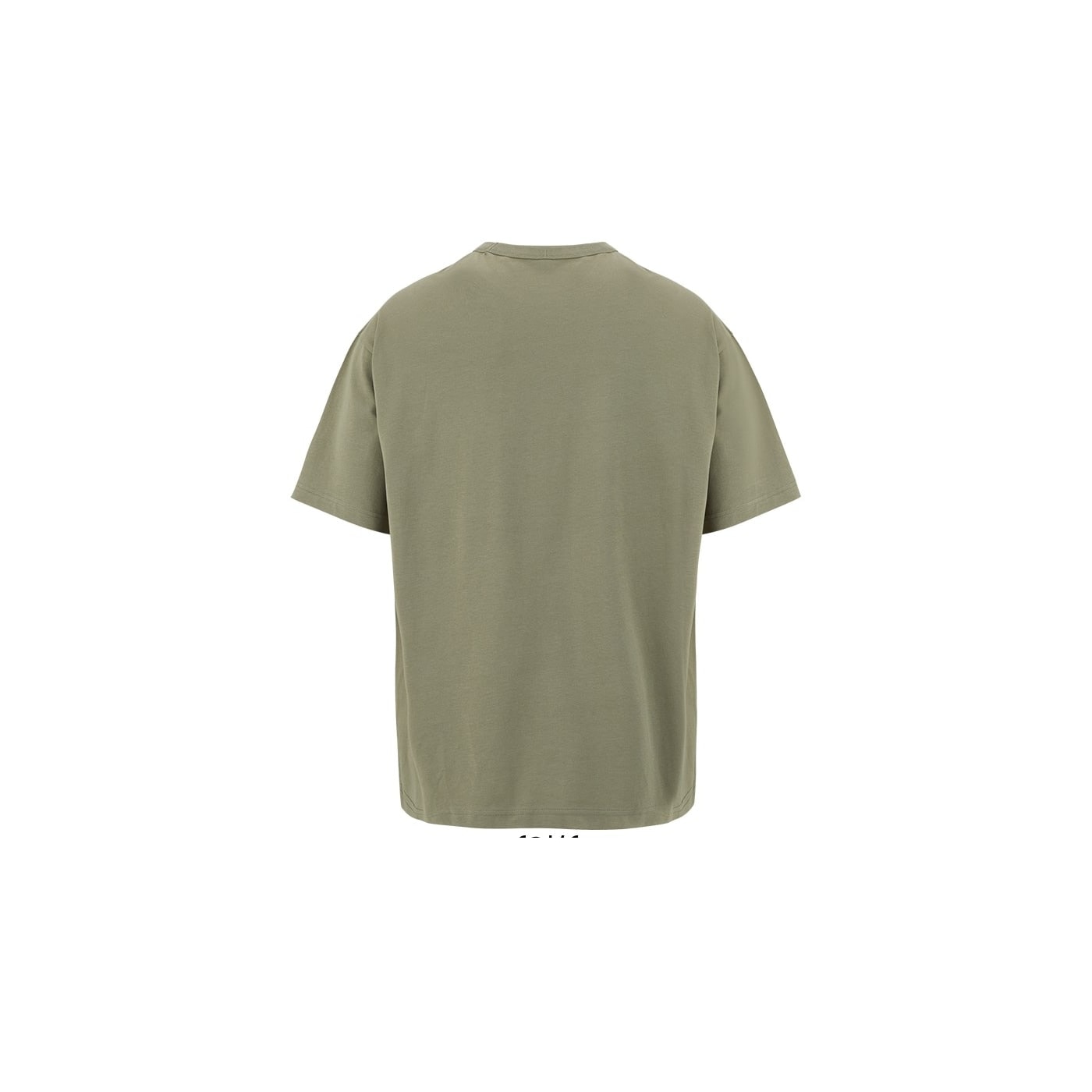 Oversized Χακί Ανδρικό T-Shirt με Εκτύπωση Υxob Men πίσω όψη_printiq.gr