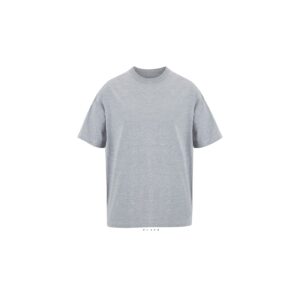 Oversized Γκρι Μελανζέ Ανδρικό T-Shirt με Εκτύπωση Υxob Men_printiq.gr