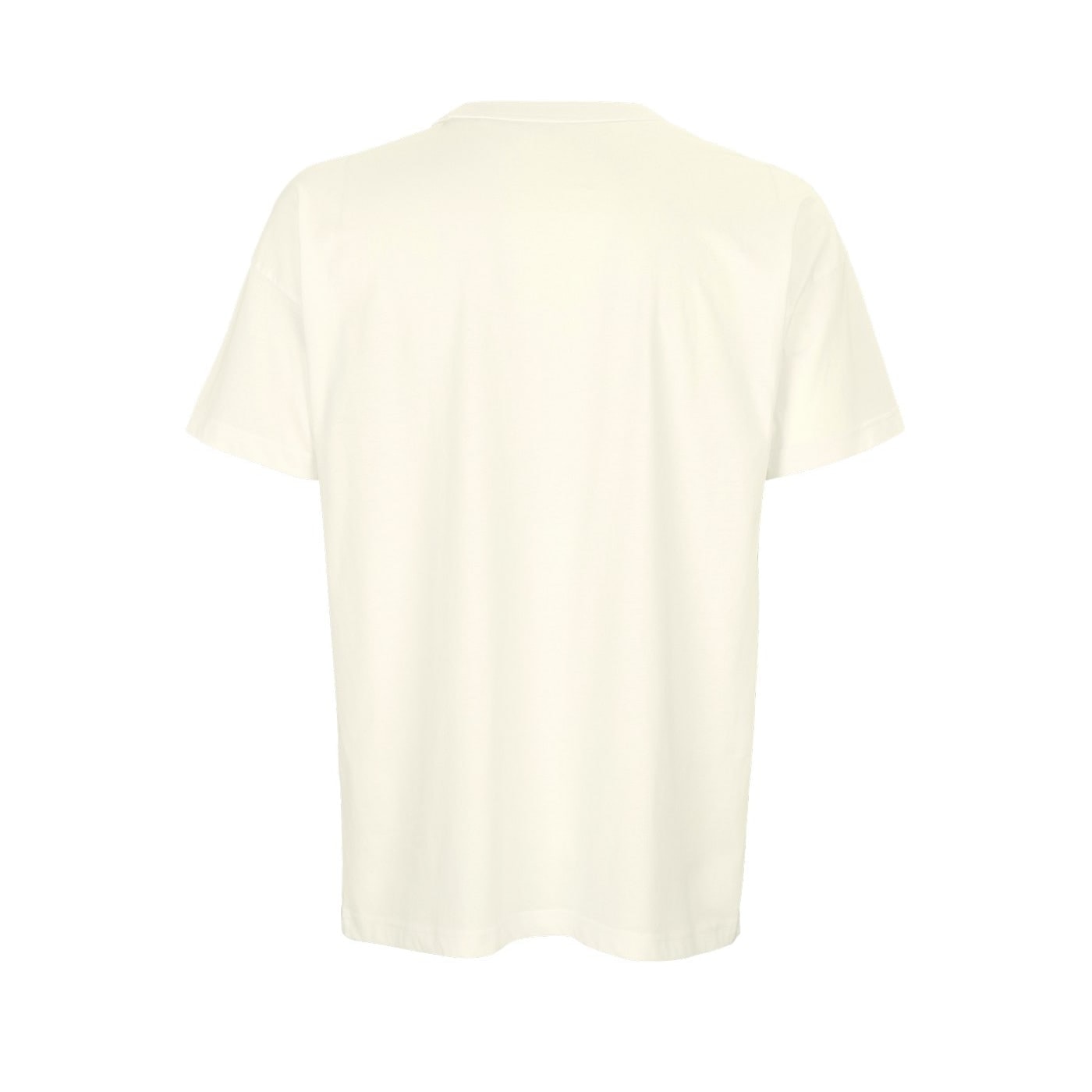 Oversized Off White Ανδρικό T-Shirt με Εκτύπωση Υxob Men πίσω όψη_printiq.gr