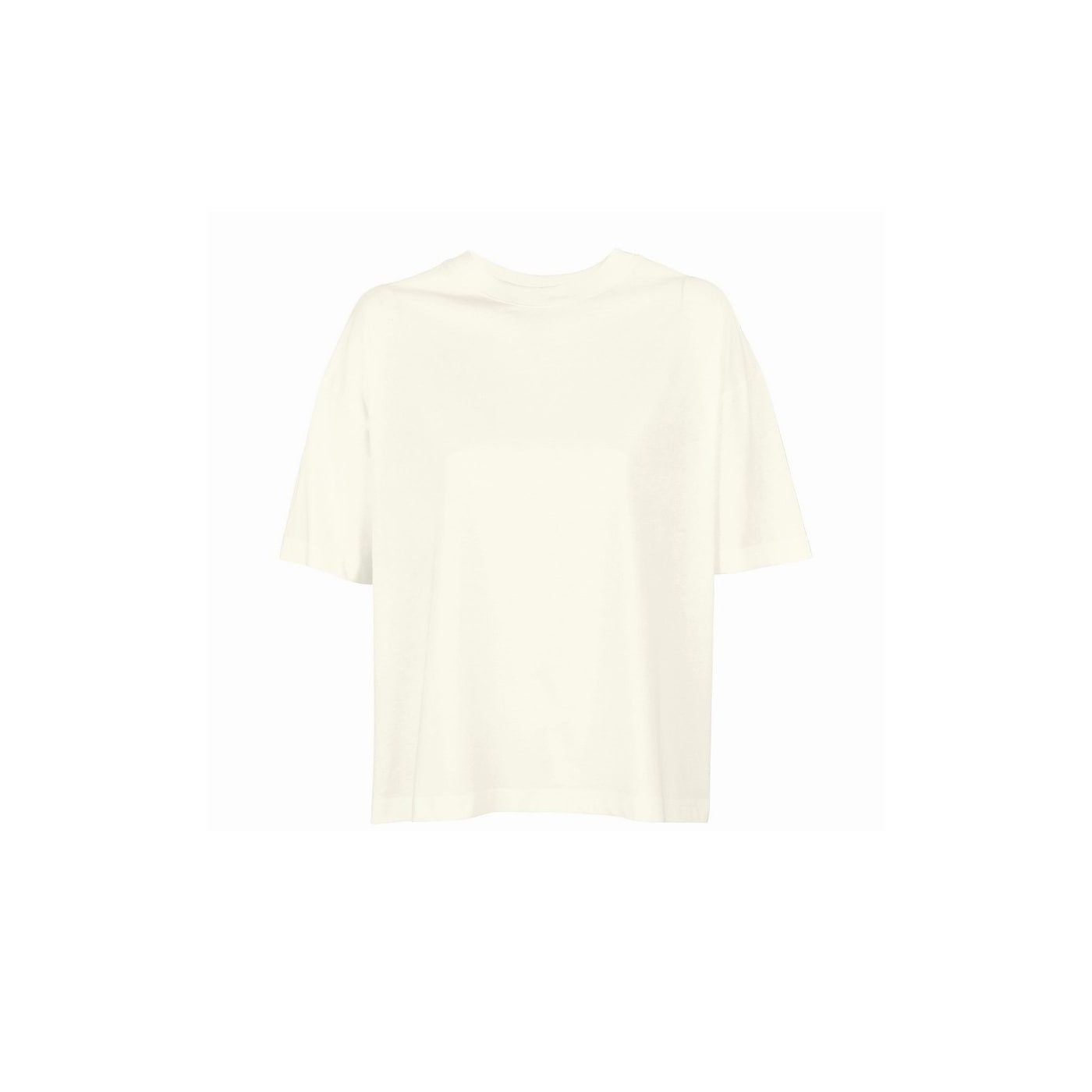 Oversized Off White Γυναικείο T-Shirt με Εκτύπωση Υxob Women_printiq.gr