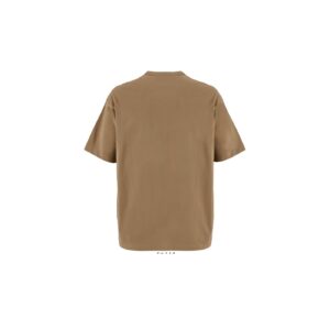 Oversized Καφέ Ανδρικό T-Shirt με Εκτύπωση Υxob Men πίσω όψη_printiq.gr