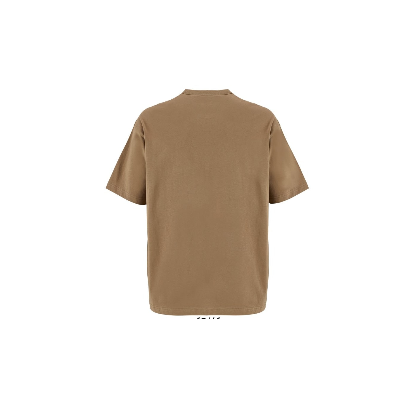 Oversized Καφέ Ανδρικό T-Shirt με Εκτύπωση Υxob Men πίσω όψη_printiq.gr