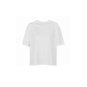 Oversized Λευκό Γυναικείο T-Shirt με Εκτύπωση Υxob Women_printiq.gr