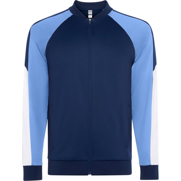 Προπονητική Ζακέτα με Εκτύπωση SUIDALG sky blue/navy blue_printiq.gr