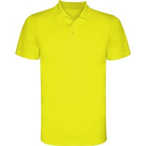 Τεχνικό Polo με Εκτύπωση AHZNOM fluor yellow_printiq.gr