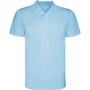 Τεχνικό Polo με Εκτύπωση AHZNOM γαλάζιο_printiq.gr