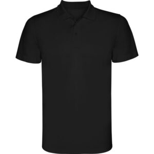 Τεχνικό Polo με Εκτύπωση AHZNOM μαύρο_printiq.gr