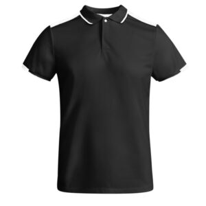 Τεχνικό Polo με Εκτύπωση LIMAT black/white_printiq.gr