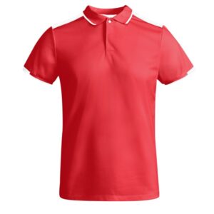 Τεχνικό Polo με Εκτύπωση LIMAT red/white_printiq.gr