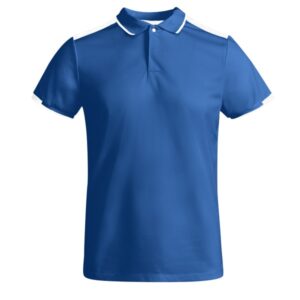 Τεχνικό Polo με Εκτύπωση LIMAT royal blue/white_printiq.gr