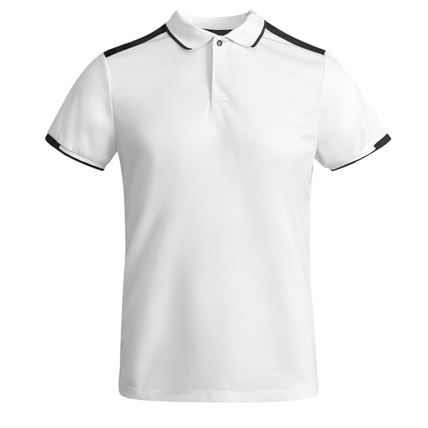 Τεχνικό Polo με Εκτύπωση LIMAT white/black_printiq.gr
