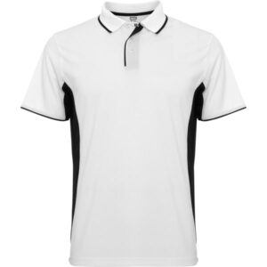 Τεχνικό Polo με Εκτύπωση OLEMTNOM white/black_printiq.gr