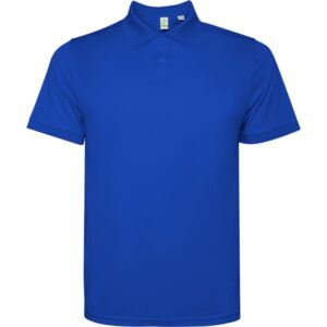 Τεχνικό Polo με Εκτύπωση OMROT μπλε ρουά_printiq.gr