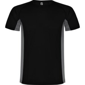Τεχνικό T-Shirt με Εκτύπωση IAHGNAHS black/dark lead_printiq.gr