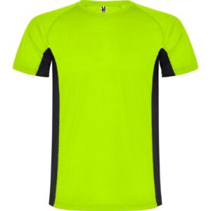 Τεχνικό T-Shirt με Εκτύπωση IAHGNAHS fluor green/black_printiq.gr