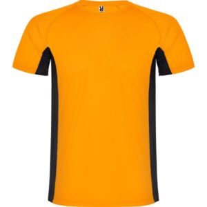 Τεχνικό T-Shirt με Εκτύπωση IAHGNAHS fluor orange/black_printiq.gr