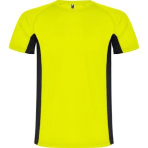 Τεχνικό T-Shirt με Εκτύπωση IAHGNAHS fluor yellow/black_printiq.gr
