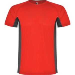 Τεχνικό T-Shirt με Εκτύπωση IAHGNAHS red/dark lead_printiq.gr