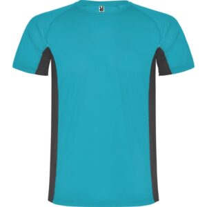 Τεχνικό T-Shirt με Εκτύπωση IAHGNAHS turquoise/dark lead_printiq.gr