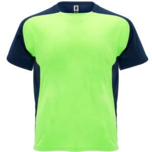 Τεχνικό T-Shirt με Εκτύπωση ITTAGUB fluor green/navy blue_printiq.gr