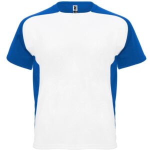 Τεχνικό T-Shirt με Εκτύπωση ITTAGUB white/royal blue_printiq.gr