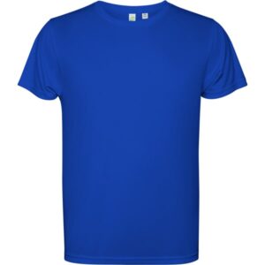 Τεχνικό T-Shirt με Εκτύπωση LIROTSE μπλε ρουά_printiq.gr