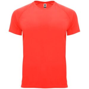 Τεχνικό T-Shirt με Εκτύπωση NIARHAB fluor coral_printiq.gr