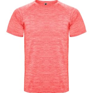 Τεχνικό T-Shirt με Εκτύπωση NITSUA heather fluor coral_printiq.gr