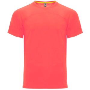 Τεχνικό T-Shirt με Εκτύπωση OCANOM fluor coral_printiq.gr