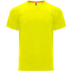 Τεχνικό T-Shirt με Εκτύπωση OCANOM fluor yellow_printiq.gr