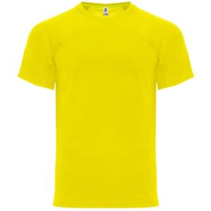 Τεχνικό T-Shirt με Εκτύπωση OCANOM κίτρινο_printiq.gr