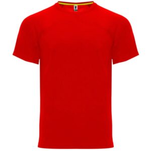 Τεχνικό T-Shirt με Εκτύπωση OCANOM κόκκινο_printiq.gr