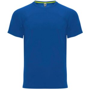 Τεχνικό T-Shirt με Εκτύπωση OCANOM μπλε ρουά_printiq.gr