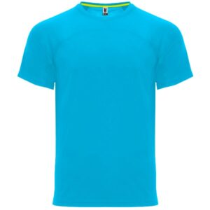 Τεχνικό T-Shirt με Εκτύπωση OCANOM turquoise_printiq.gr