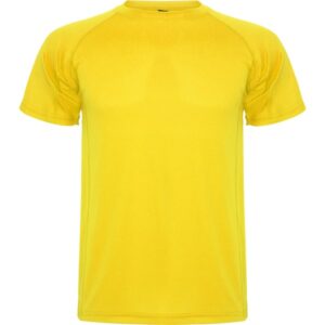Τεχνικό T-Shirt με Εκτύπωση OLRACETNOM κίτρινο_printiq.gr