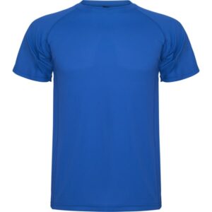 Τεχνικό T-Shirt με Εκτύπωση OLRACETNOM μπλε ρουά_printiq.gr