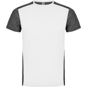 Τεχνικό T-Shirt με Εκτύπωση REDLOZ white/heather black_printiq.gr